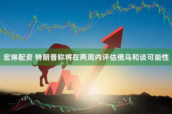 宏琳配资 特朗普称将在两周内评估俄乌和谈可能性